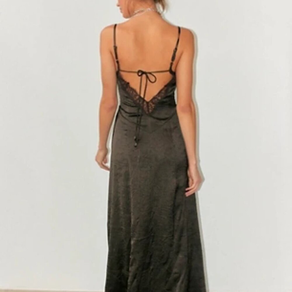 Free People Maybe Forever Maxi Dress in Deep Fudge - Picture 3 of 14